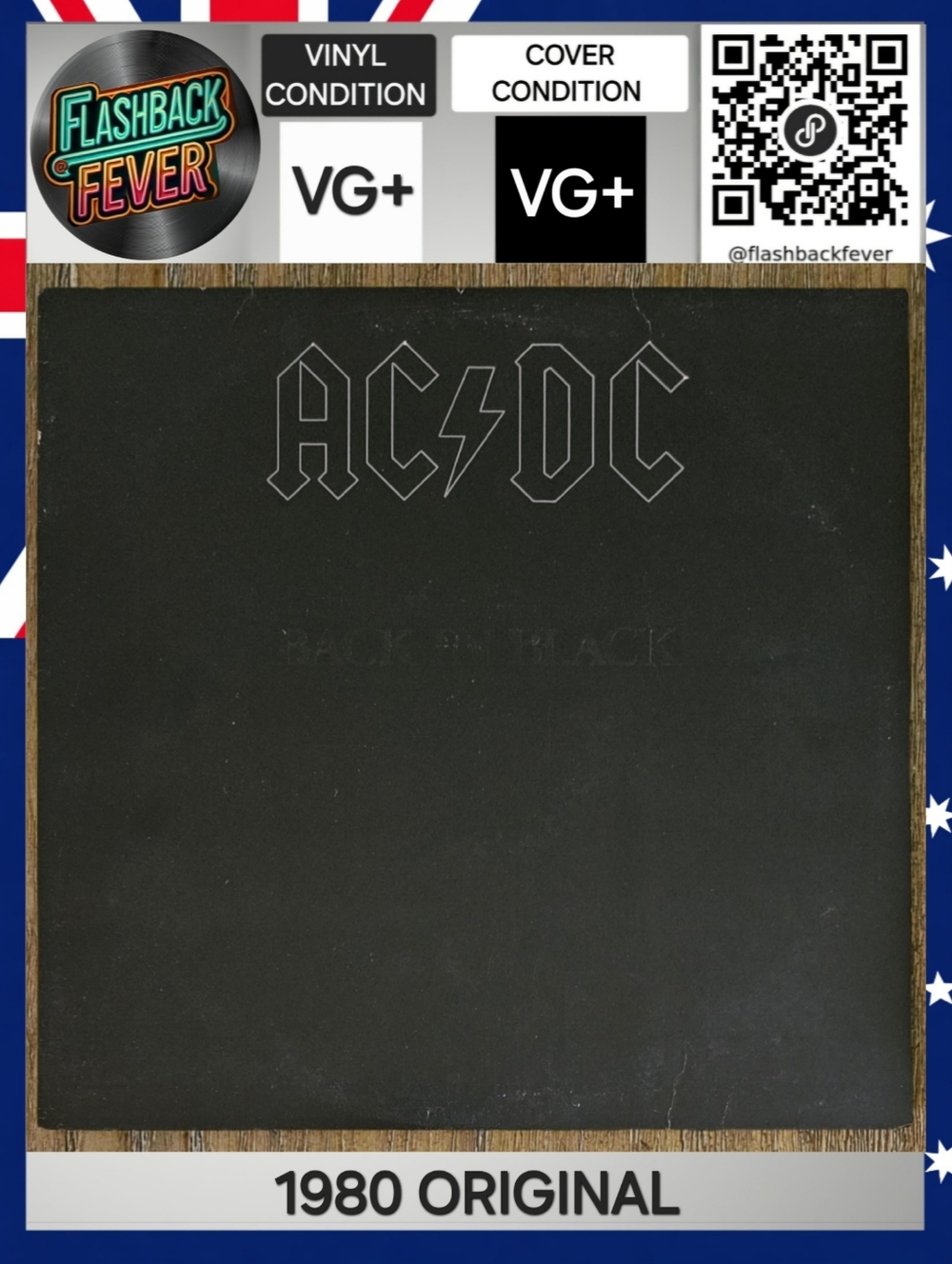 AC⚡️DC•Back In Black•1980 US (#SD 16018) Terre Haute Pressing